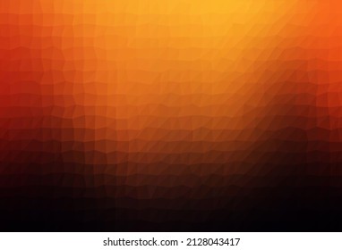 Rojo oscuro, amarillo vectorial brillante patrón triangular. Ilustración colorida en estilo abstracto con gradiente. Patrón triangular para el diseño de su negocio.