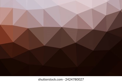 Dunkelrot, gelber Vektor leuchtender dreieckiger Hintergrund. Glänzende farbige Illustration in einem brandneuen Stil. Das beste Dreiecksdesign für Ihr Unternehmen.