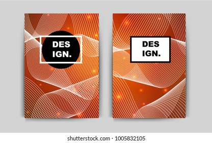 Dark Red, Yellow vector template for landing pages. Modern abstract design concept with colorful gradient. New design for a poster, banner of your website.