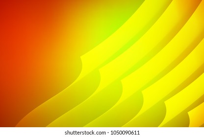 Dark Red, Yellow vector template with repeated sticks. Blurred decorative design in simple style with lines. Best design for your ad, poster, banner.