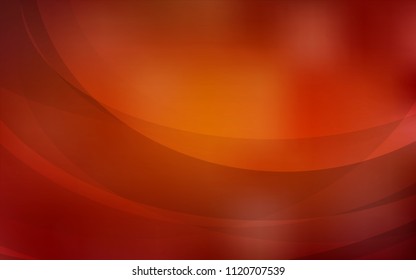 Dark Red, Yellow vector template with abstract circles. A sample with blurred bubble shapes. New composition for your brand book.