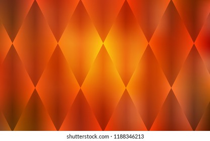 Dark Red, Yellow vector template with crystals, rectangles. Rectangles on abstract background with colorful gradient. Pattern can be used for websites.