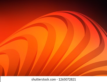 Dark Red, Yellow vector template with repeated sticks. Lines on blurred abstract background with gradient. Best design for your ad, poster, banner.