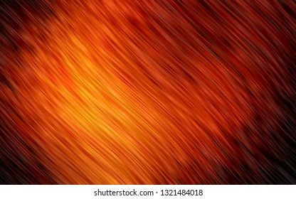 Dark Red, Yellow vector template with abstract lines. Creative illustration in halftone marble style with gradient. Brand new design for your ads, poster, banner.
