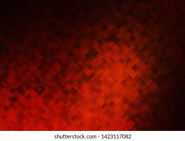 Dark Red, Yellow vector template with crystals, rectangles. Modern abstract illustration with colorful rectangles. The template can be used as a background.