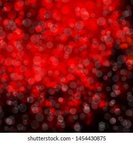 Dark Red, Yellow vector template with circles. Abstract colorful disks on simple gradient background. Pattern for websites, landing pages.