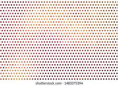 Dark Red, Yellow vector template with circles. Modern abstract illustration with colorful water drops. Pattern for futuristic ad, booklets.