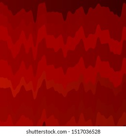 Dark Red, Yellow vector template with wry lines. Colorful abstract illustration with gradient curves. Best design for your posters, banners.