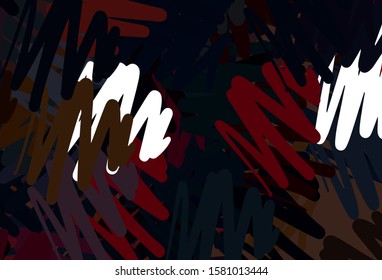 Dark Red, Yellow vector template with repeated sticks. Modern geometrical abstract illustration with Lines. Pattern for your busines websites.