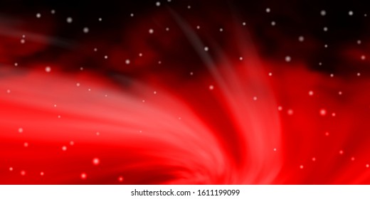 Dark Red, Yellow vector template with neon stars. Colorful illustration in abstract style with gradient stars. Pattern for websites, landing pages.