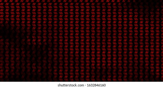 Dark Red, Yellow vector template with esoteric signs. Abstract illustration with gothic gradient shapes. Design for magic, spiritual events.