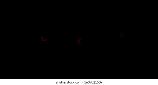 Dark Red, Yellow vector template with esoteric signs. Colorful mystic symbols with a gradient in ancient style. Design for magic, spiritual events.