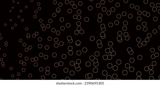 Dark Red, Yellow vector template with circles. Glitter abstract illustration with colorful drops. Pattern for websites.