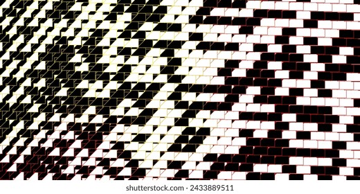 Dark Red, Yellow vector template with lines. Gradient illustration with straight lines in abstract style. Pattern for websites, landing pages.