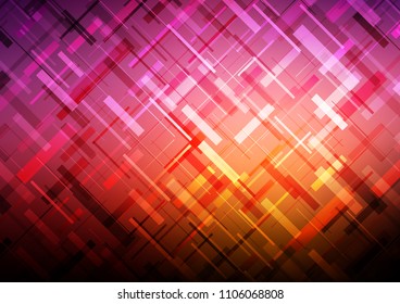 Dark Red, Yellow vector texture with colored lines. Blurred decorative design in simple style with lines. The pattern can be used as ads, poster, banner for commercial.