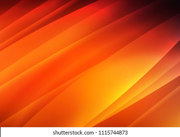 Dark Red, Yellow vector texture with colored lines. Shining colored illustration with narrow lines. The pattern can be used for busines ad, booklets, leaflets