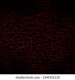 Dark Red, Yellow vector texture in rectangular style. Colorful illustration with gradient rectangles and squares. Design for your business promotion.