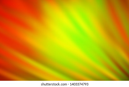 Dark Red, Yellow vector texture with colored lines. Shining colored illustration with sharp stripes. Pattern for ads, posters, banners.