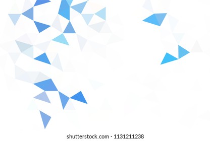 Dark Red, Yellow vector triangle mosaic template. Creative illustration in halftone style with triangles. Polygonal design for your web site.