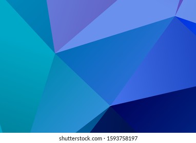 Dark Red, Yellow vector triangle mosaic template. Colorful illustration in abstract style with triangles. New template for your brand book.