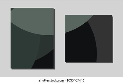 Dark Redvector brochure for ui, ux design. Modern abstract design concept with colorful gradient. Pattern for beautiful business cards, folders.
