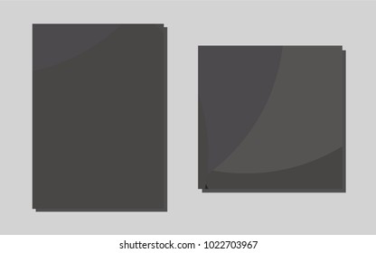 Dark Redvector cover for Envelopes. Beautiful colored sample in A4 size. New design for a poster, banner of your website.
