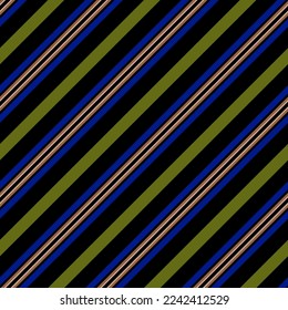 Dark regal diagonal stripe. Seamless vector linear pattern suitable for fashion, home decor and stationary