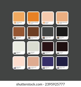 Dark RGB color combination with color code