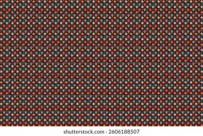 Dark, rich floral patterns with a vintage feel, incorporating deep, saturated colors