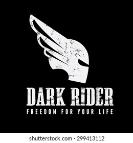 Dark Rider Automotive logo template