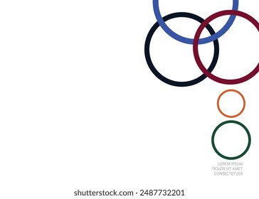 Dark rings on a white background.