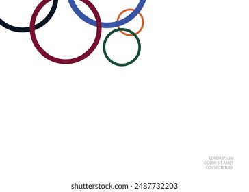 Dark rings on a white background.