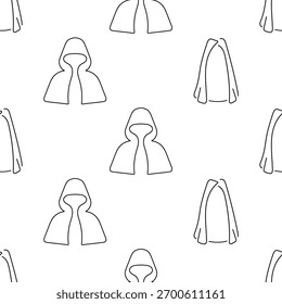 vestes escuras padrão sem costura isolado no fundo transparente.