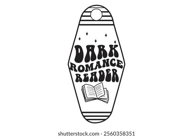 Dark Romance Reader design, vector file
