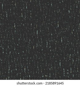 The dark, rough, fibrous surface sprinkled with blue and gray marks and flecks. Coarse cover texture. Grunge background.