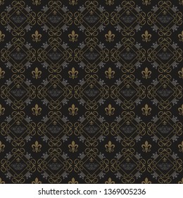 Dark Royal background wallpaper, vector graphics