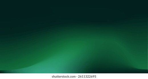 Dark royal green gradient seamless pattern with noise texture. Luxury deep turquoise and jade silk bg with soft transitions and effect ombre style. Vector gradient mesh illustration