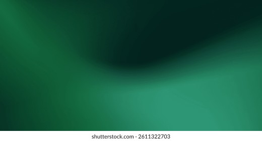 Dark royal green gradient seamless pattern with noise texture. Luxury deep turquoise and jade silk bg with soft transitions and effect ombre style. Vector gradient mesh illustration