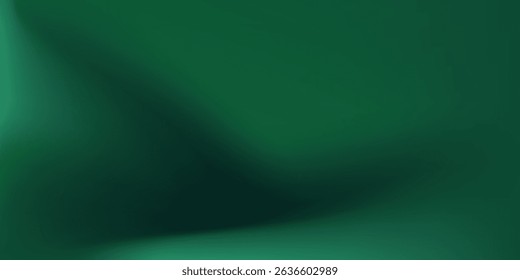 Dark royal green gradient seamless pattern with noise texture. Luxury deep turquoise and jade silk bg with soft transitions and effect ombre. Vector gradient mesh illustration art