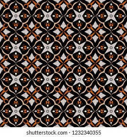 Dark royal pattern. The Seamless vector background