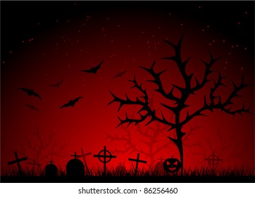 dark scary abstract halloween background. Vector illustration