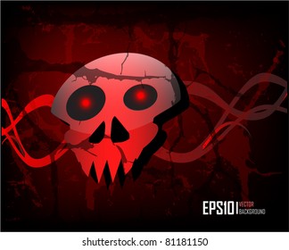 Dark scratch grunge background. Vector illustration eps10