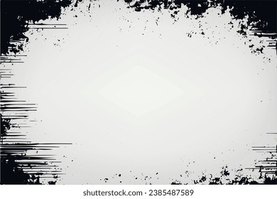 Fondo del marco de grunge oscuro rayado con efecto de película antiguo