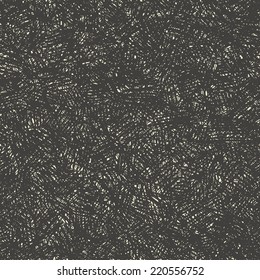 Dark scribble seamless pattern. Vector