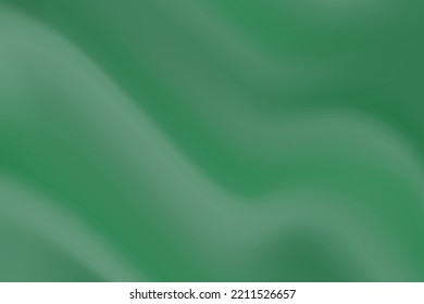 Dark Sea Green Gradient Abstract Background in liquid fabric motion concept. Vector Illustration. EPS 10.