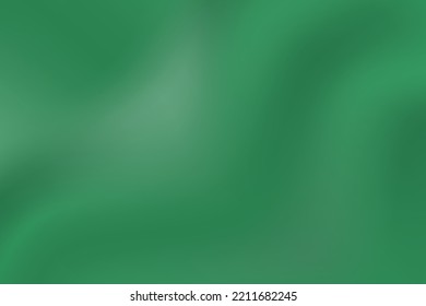 Dark Sea Green Gradient Abstract Background in liquid fabric motion concept. Vector Illustration. EPS 10.