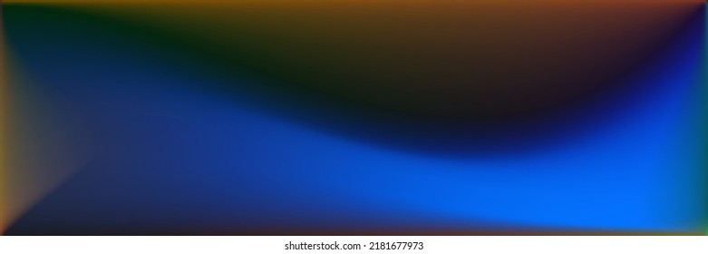 Dark Sea Wavy Gradient Mesh. Blank Bright Rainbow Smooth Surface Illustration. Neon Multicolor Modern Design Backdrop. Natural Ocean Wavy Gradient Mesh. Colorful  Color Blurred Background.