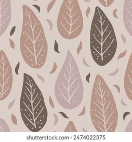 Dark Seamless Contemporary Beautiful Template Backdrop. Vivid Continuous Elegant Tree Quill, Seamless Print. Bright Repeated Decoration Vintage Fabrics Background. 