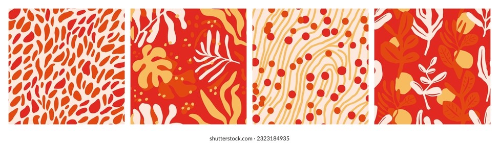 Dark Seamless Decoration Branch Watercolor Design. Yellow Repeated Summer Flora Illustration, Seamless Backdrop. Gradient Endless Elegant Natural Paint Pattern. 