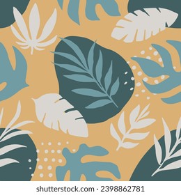 Dark Seamless Decoration Retro Style Design. Light Endless Doodle Blossom Textile, Seamless Background. Colorful Repeated Nature Garden Template Pattern. 
